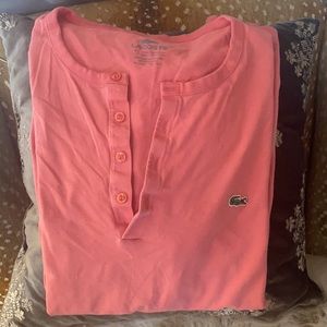 Lacoste Men’s Coral Henley Tee